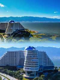 大理旅行推薦海灣酒店，陽台觀賞海景
