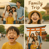 けんパパと家族旅行