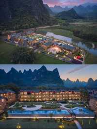 陽朔希爾頓，躺平看山超爽！