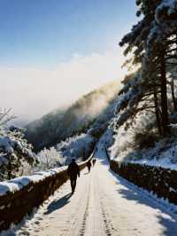 江西降溫了，又想念廬山的雪了|||作為南方人，從小對雪就
