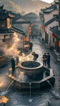 懸崖亭台絕美秘境