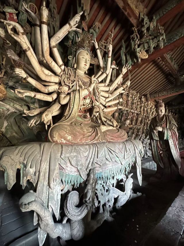 震撼平遙雙林寺·韋陀像泥塑巔峰之作 震撼平遙雙林寺·韋陀像泥塑巔峰之作