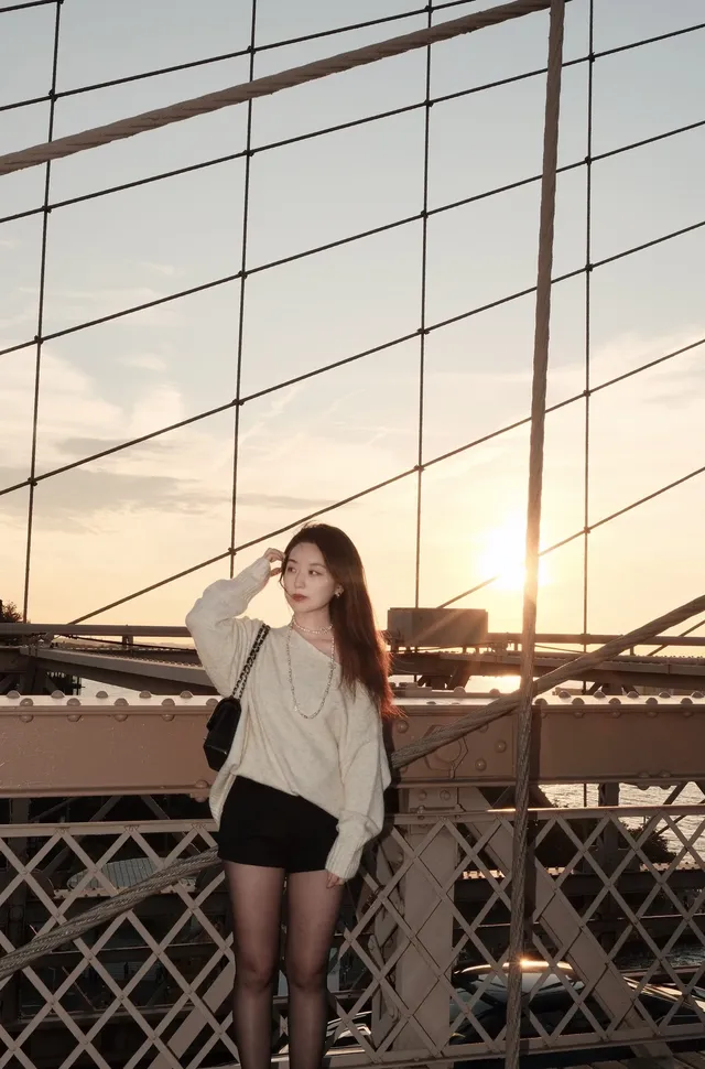 nyc｜布魯克林的粉紅色落日