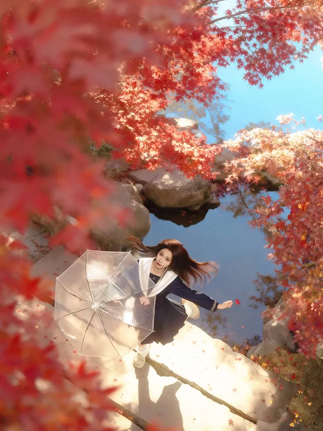 紅楓JK拍照丨不用長焦!超廣角才有生命力 紅楓JK拍照丨不用長焦!超廣角才有生命力