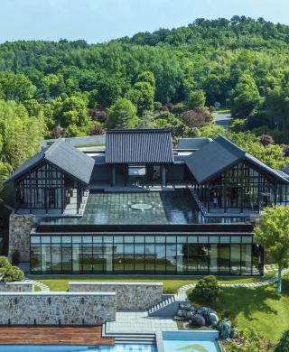 모산 기슭에 꼭 머물러야 할 당풍 은둔 호텔, 호수와 산의 절경이 너무 아름다워요