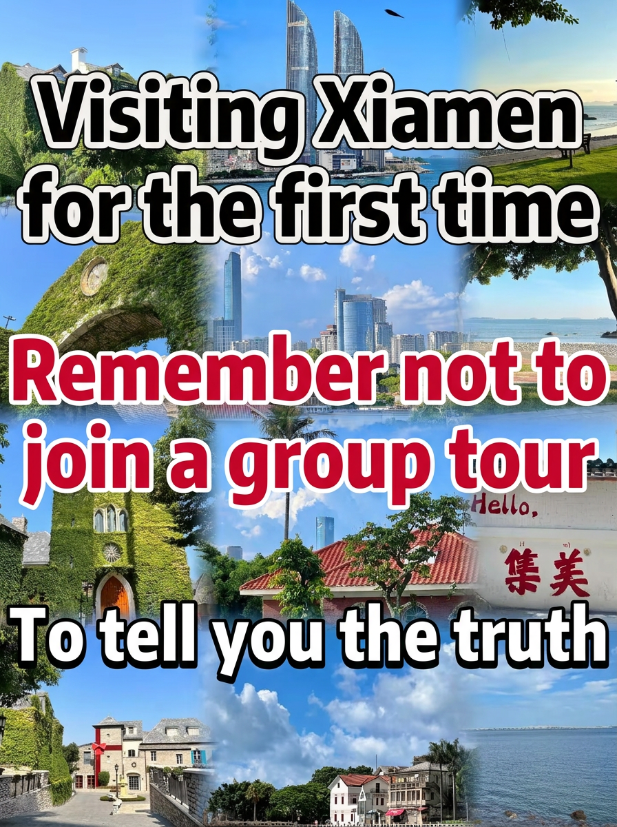 Jika ini kunjungan pertama Anda ke Xiamen, ingatlah untuk tidak bergabung dengan rombongan tur—saya mengatakan yang sebenarnya!