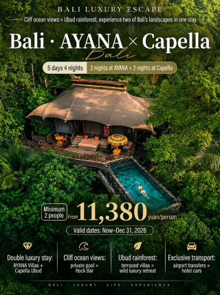Worth it for a 10,000+ Bali trip at AYANA + Capella