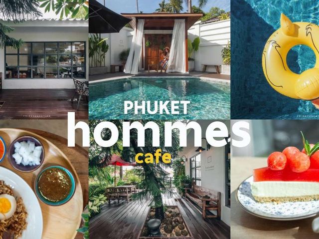 Hommes Cafe Phuket สไตล์ญี่ปุ่น