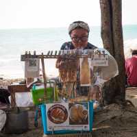 หมึกย่างป้าอิ๊ด หาดลับ พัทยา
