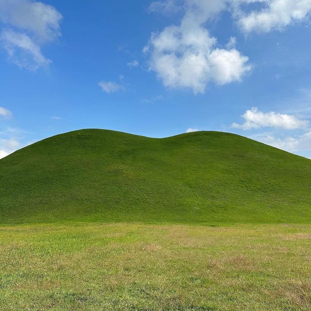 【韓国/慶州】 古墳がたくさん！世界遺産地区