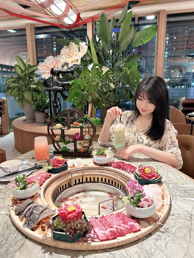 💐華麗高質全牛火鍋盛宴🥢香江花月(荃灣)