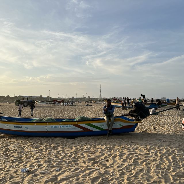 Explore one of the longest Chennai beach