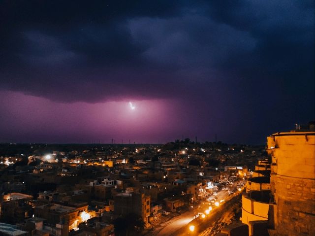 Ever seen a thunderstorm in the desert?