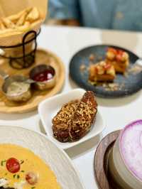 香港美食🍀葵芳韓系奶油色調打卡cafe