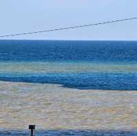 瑞芳區水湳洞～陰陽海～金黃色與蔚藍色海水特殊地理景觀