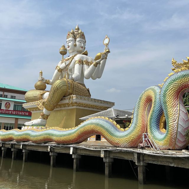 พระพิฆเนศปางนอนเสวยสุข ที่ วัดสมาน ฉะเชิงเทรา