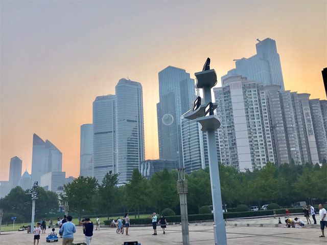 칭다오의 랜드마크 5.4광장 ❤(五四广场) ️