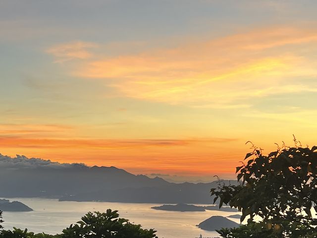 山頂花園看日落