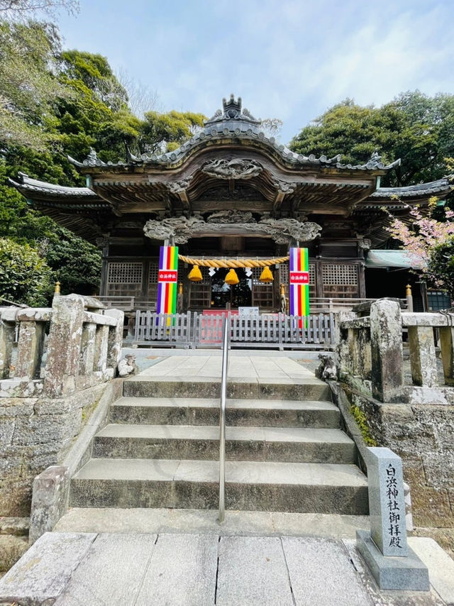 【静岡県/伊古奈比咩命神社】伊豆最古の神社と白浜海岸
