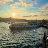 Iconic Galata Bridge Istanbul