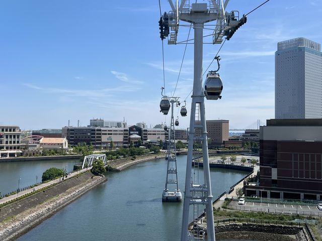 橫濱纜車初體驗｜YOKOHAMA AIR CABIN，超強景色一次全收