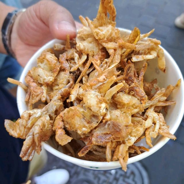 韓國明洞掃街介紹😍品嚐當地地道小食⭐炸軟殼蟹🦀雪糕最好食🍦