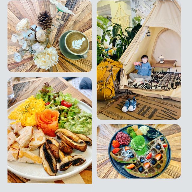 【荃灣露營風樓上Cafe】