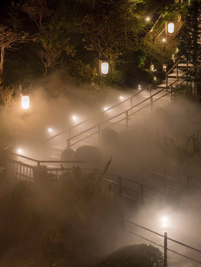 【日本でオーロラが見れる！？✨】椿山荘ではオーロラと雲海が同時に見れる！😳