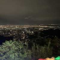 台北陽明山景觀餐廳看夜景