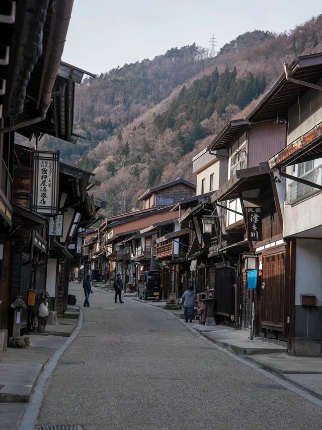 【冬なのに暖かい！！😳】妻籠宿・脇谷陣奥谷の斜光が神秘的すぎる！❄️✨