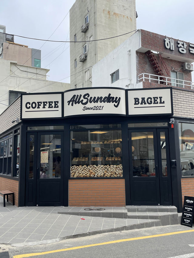 🥯갬성 가득 바다뷰 올선데이 베이글🥯