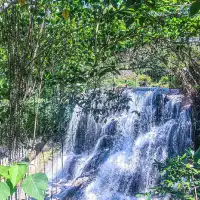 A beautiful hidden waterfall we found!