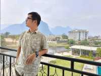 Simon riverside hotel โรงแรมวิวกลักล้าน @วังเวียง