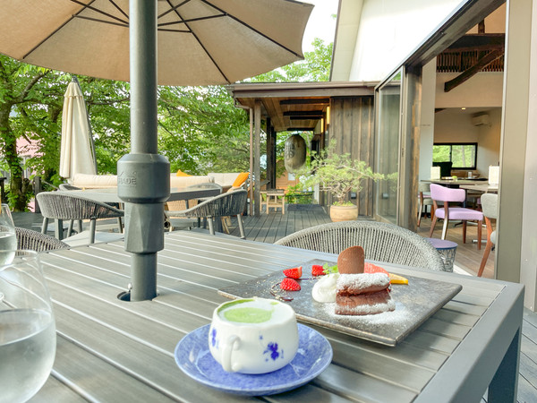A cafe with a beautiful view of Mt. Fuji 🍽️ Green Side Cafe