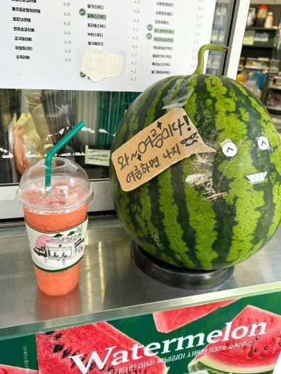 釜山グルメ】釜山はスイカジュースで溢れてたよ🍉 | Trip.com 釜山