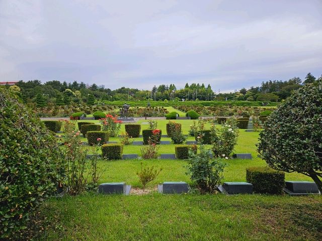 The visit to UN Memorial Cemetery in Busan