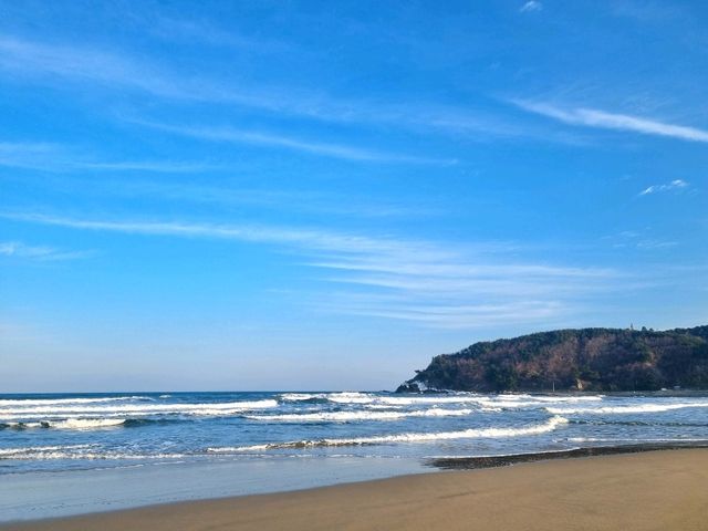 강릉여행 필수코스~! 숨은 명소: 🏖강문해변💙🩵💙🩵
