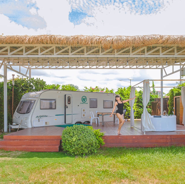 รถบ้านติดทะเล หาดใส ในระยอง