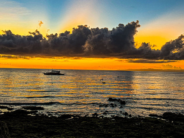 Sunset Splendor at Pier Beach, Siquijor