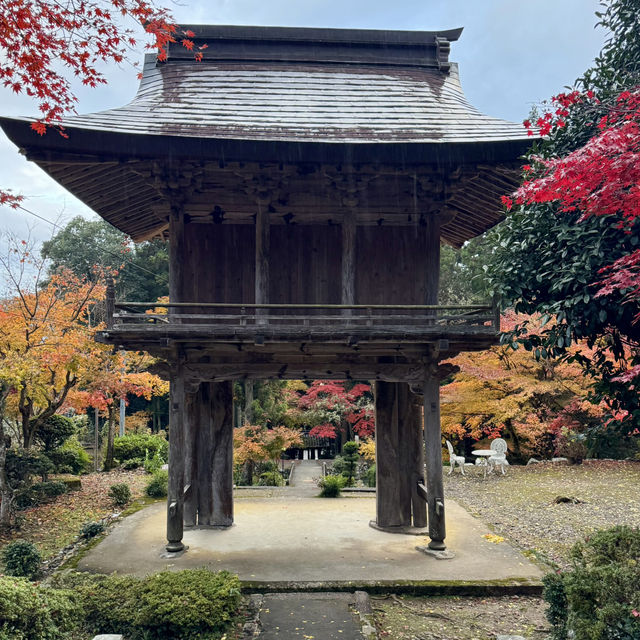 紅葉の名所、古刹「洞光寺」。