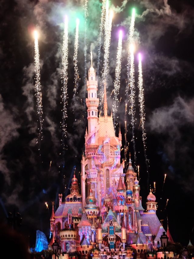 ดูพลุที่ Hongkong Disneyland 🏰✨