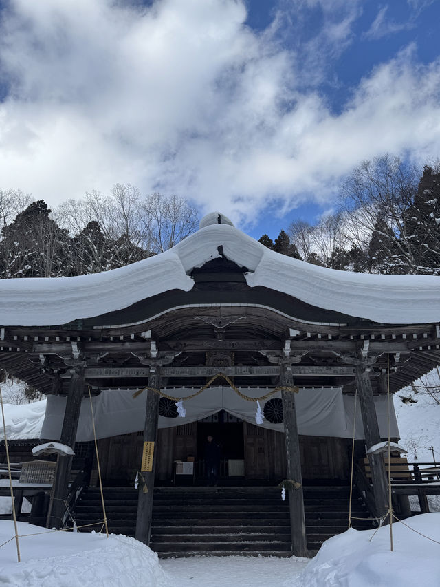 冬の戸隠神社中社❄️神秘的な雪景色と心癒される参拝