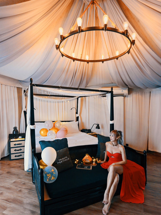Glamping just one hour from Singapore 🏕️ at Natra Bintan 