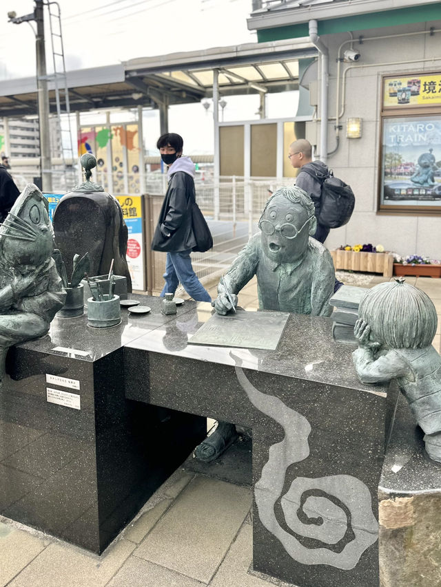 🇯🇵길거리에 요괴들이 가득👻 요나고 기타로 마을