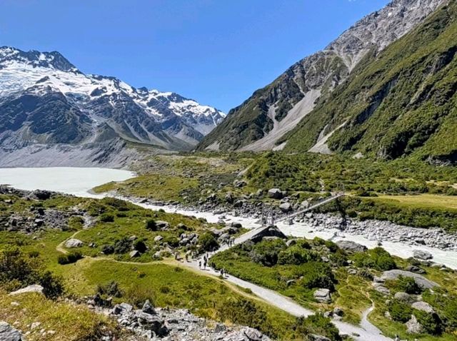 Hooker Valley track 紐西蘭庫克山國家公園的熱門健行步道