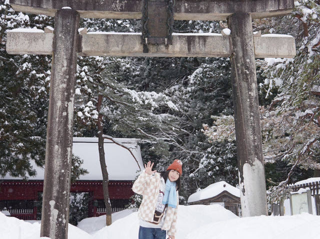 日本東北❄️踏雪尋覓羽黑山五重塔