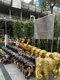 สักการะ ศาลท้าวมหาพรหมเอราวัณ ยามเช้า