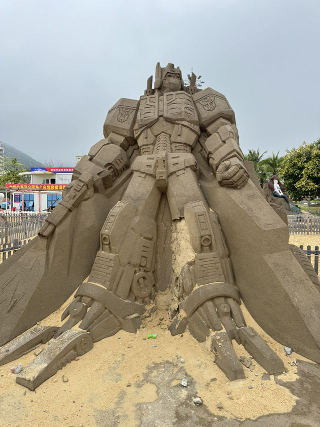 大梅沙沙灘：聽海浪、天長地久石一遊