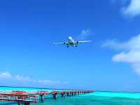 【沖縄宮古島】宮古ブルーと飛行機のコラボが絶景過ぎる「17END」