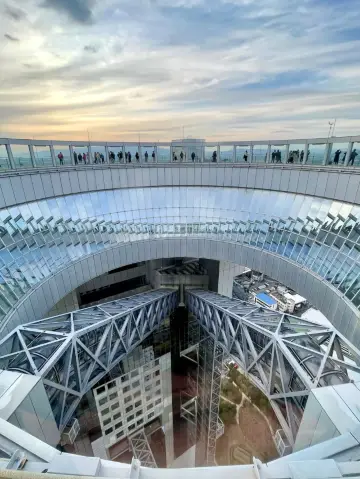 欣賞大阪天際線的一天